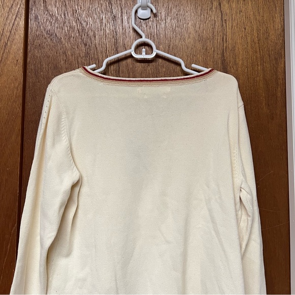 ◽️TOMMY HILFIGER: Women’s XL, cream long sleeve flowy arm sweater w/opening◽️ - Picture 13 of 14